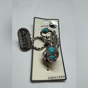 Idyllwind Silver and Turquoise Ring Collection